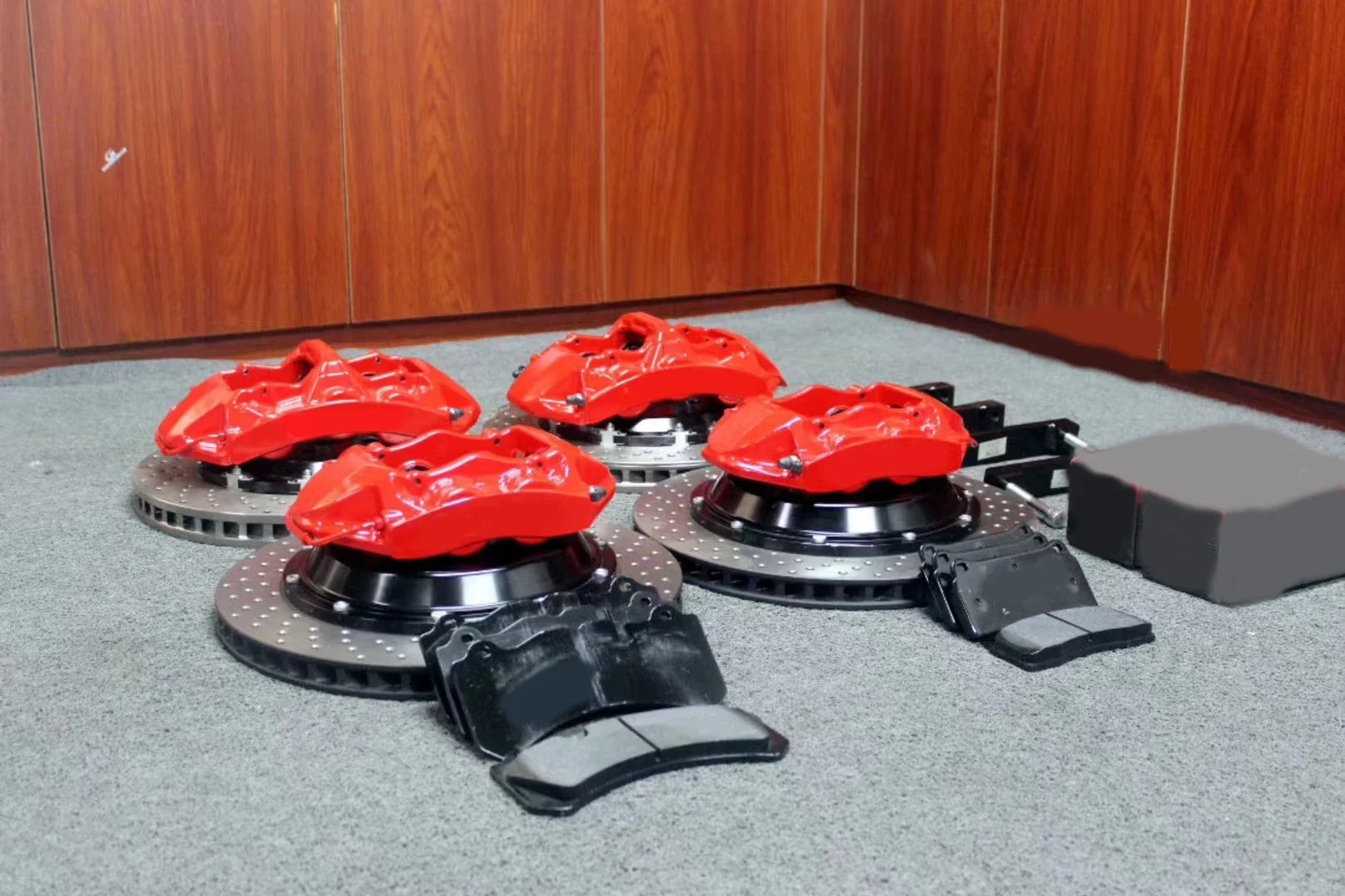 Modifizierter Racing Big Brake Kit Bremssattel 6-Topf GT6 GT4 Bremssättel