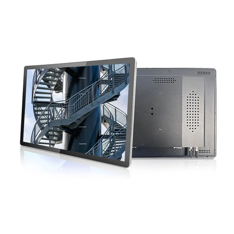 

23,6-дюймовый настенный сенсорный экран IP65, водонепроницаемый сенсорный экран, емкостный чистый плоский ЖК-дисплей 1920*1080