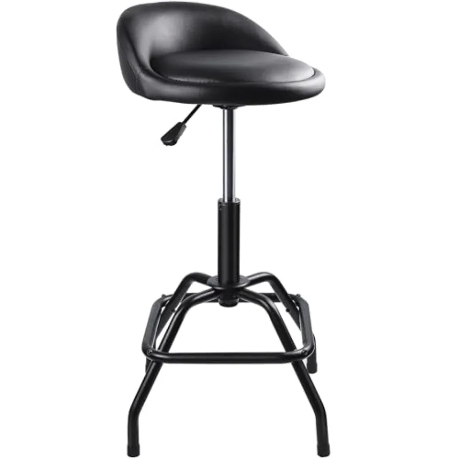 

- Garage Shop Stools Counter Height Bar Stools Swivel Barstools Height Adjustable Work Bench Stool with Back Kitchen Bar Height