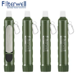 Filterwell Ultrafiltration Pure Water Filter Straw Purifier Accessories for Personal Outdoor Drinking Survival Hiking Travel