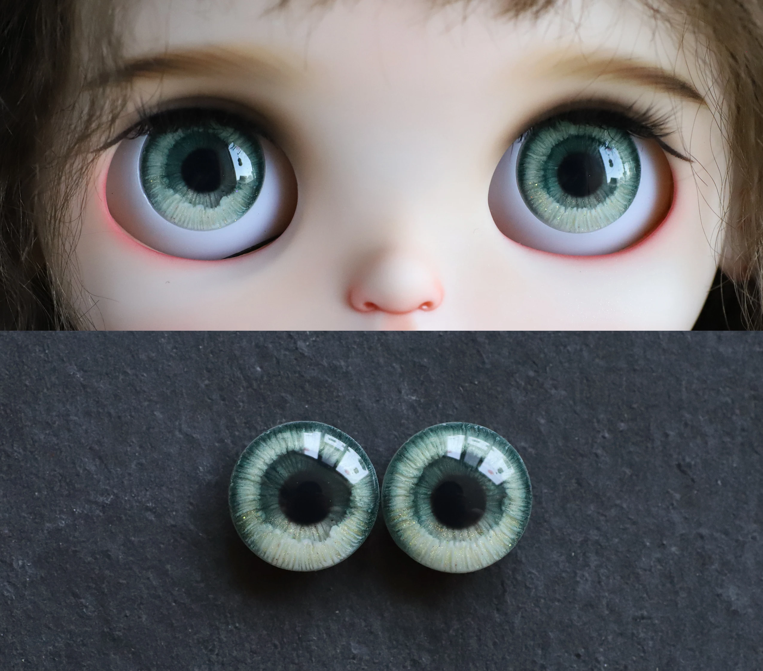 BJD doll eye piece is suitable for Blyth eye piece custom three-dimensional eye pattern magnetic suction doll accessoriees