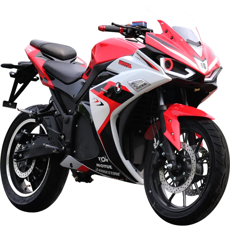 New R3 Racing Electric Motorcycle 2000W 72V 32AH Power Collection Part of 2000W-8000W  Motorcycles