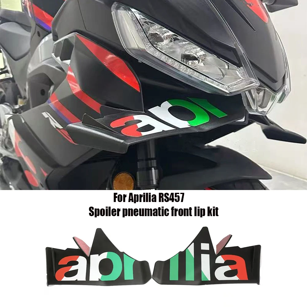 

For Aprilia RS457 RS457 2024 modified fixed wind wing motorcycle wing kit spoiler accessories side lower fairing ﻿