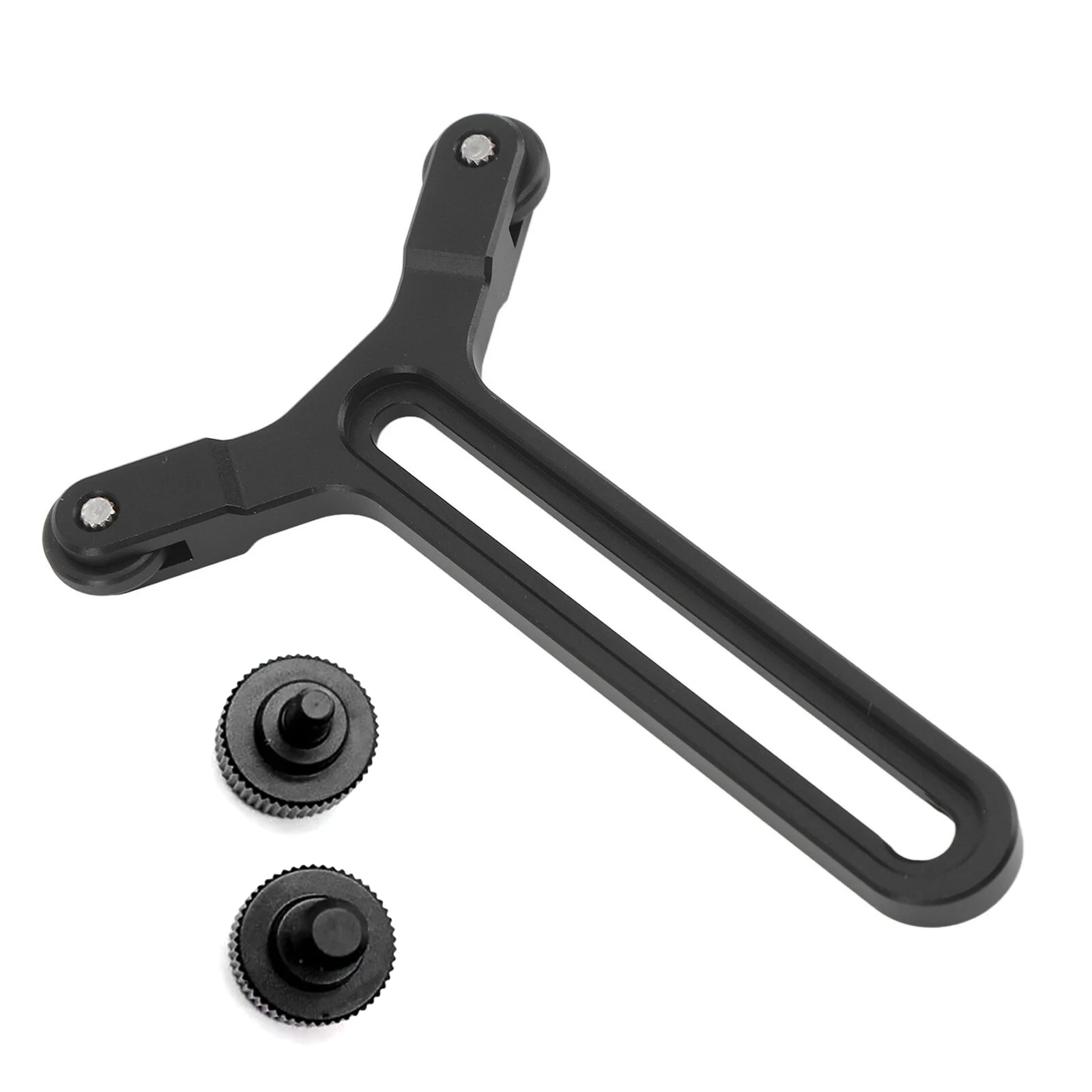 Y Shape Lens Support Bracket Double Wheels Lens Support System 22-71.5mm Height Adjustment For DJI RS3 Gimbal Camera Accessories