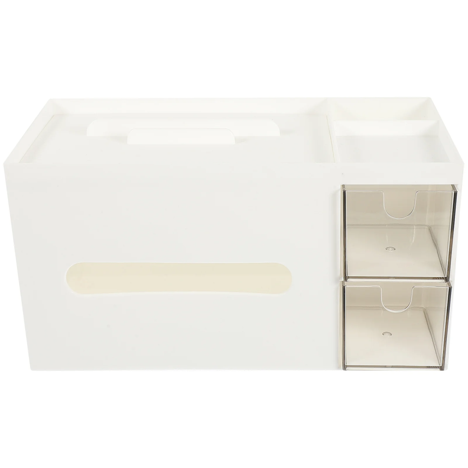 

Multi-Function Desk Organizer with Drawers Smooth Polished Storage Box for Cosmetics Stationery Sundries Desktop Dressing Table