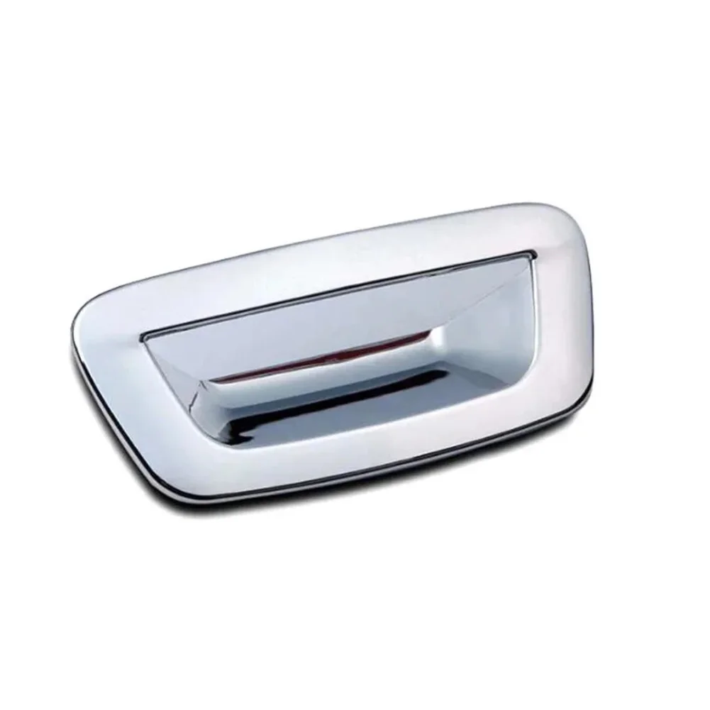 Vehicle Aesthetic Upgrade Rear Door Bowl Cover Chrome Automotive Interior Sticker Single Piece Set Weather Resistant