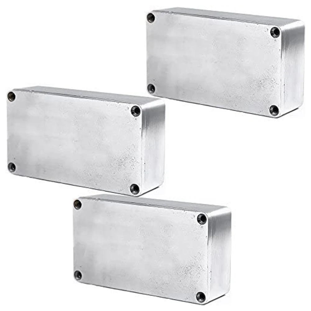 AS98-3PCS 1590B Style Guitar Effects Pedal Aluminum Stomp Box Enclosure For DIY Guitar Pedal Kit