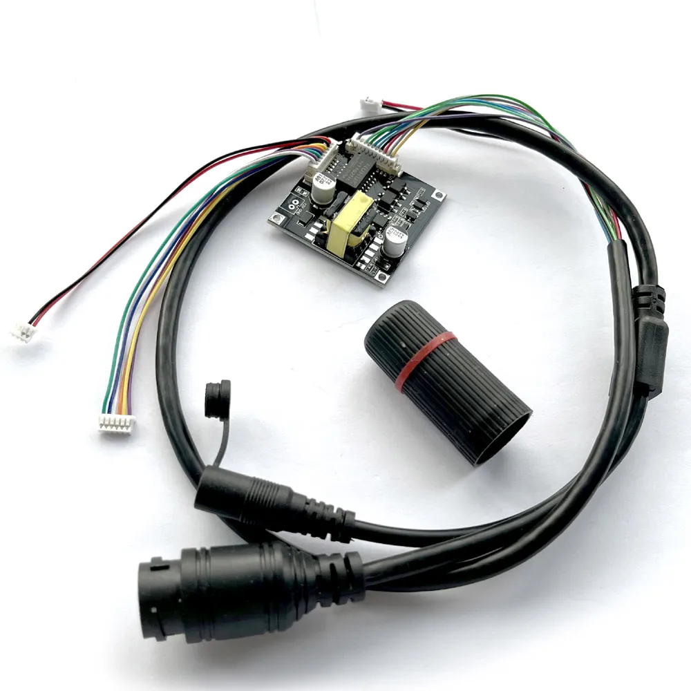 Papan PCB Splitter POE Pintar Output DC12V / Input DC48V IEEE802.3af/at untuk Kamera IP IPC dengan Kabel POE