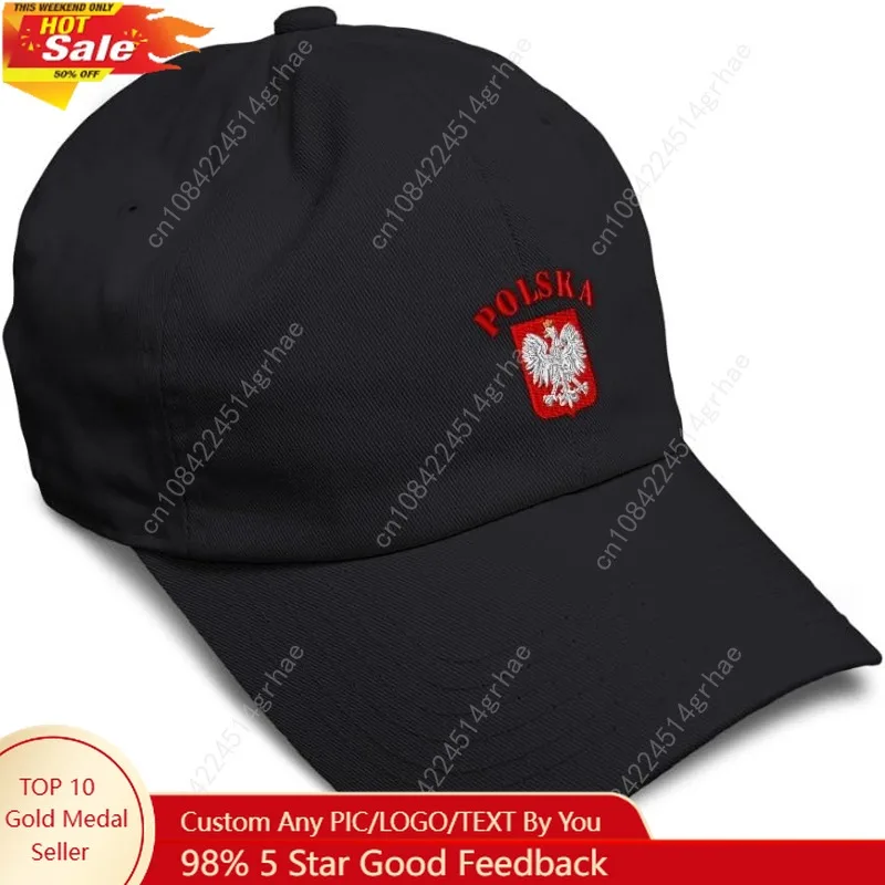 

Мягкая бейсболка с вышивкой, кепка в стиле Dad Hat, с вышивкой флага Польши (Польша), мужская и женская бейсболка из хлопка