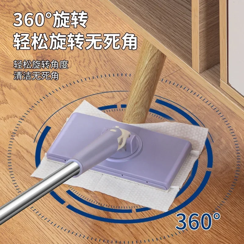 Face Towel Small Mop Kitchen Cloth Household Lazy Electrostatic Face Towel Second Use Mop Wipes