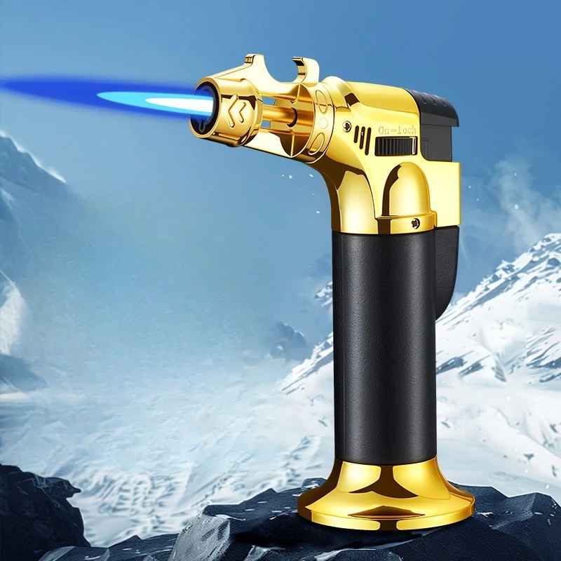 New Outdoor Portable Spray Torch Lighter with Flame Stabilization Bottle Opener  and High-Temperature Welding Torch for Welding