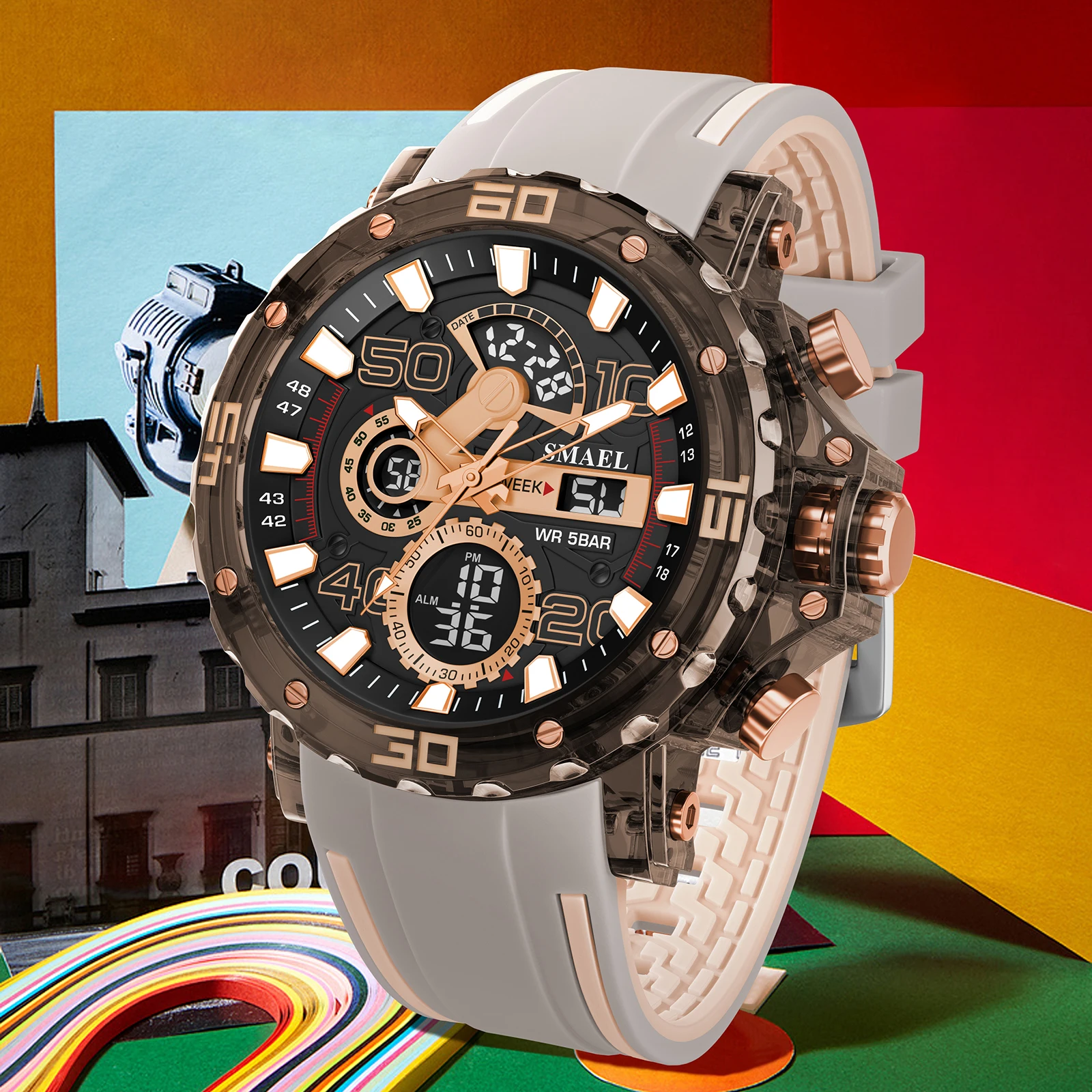 Military Watches Men Watch 2025 New 50M Waterproof Wristwatch Stopwatch Alarm L… - Image 4