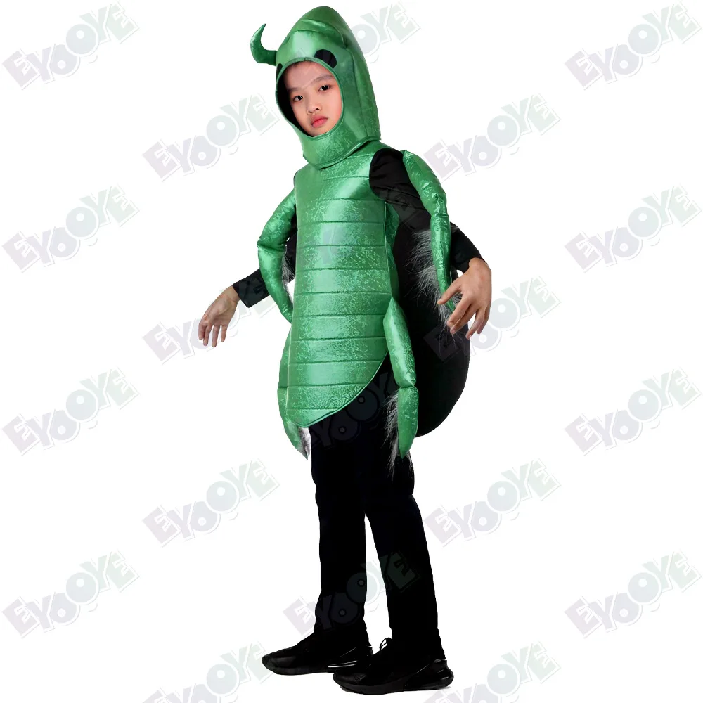 Divertente costume da scarabeo per bambini Cosplay Animale scarabeo Personaggio Festa in costume di scena Puntelli per feste