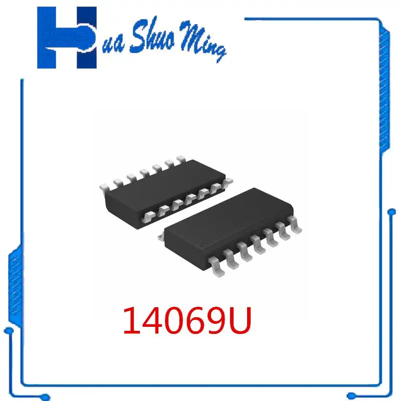 

20Pcs/Lot 14069U 14069UG 3.9MM MC14069UB 5.2MM SOP14