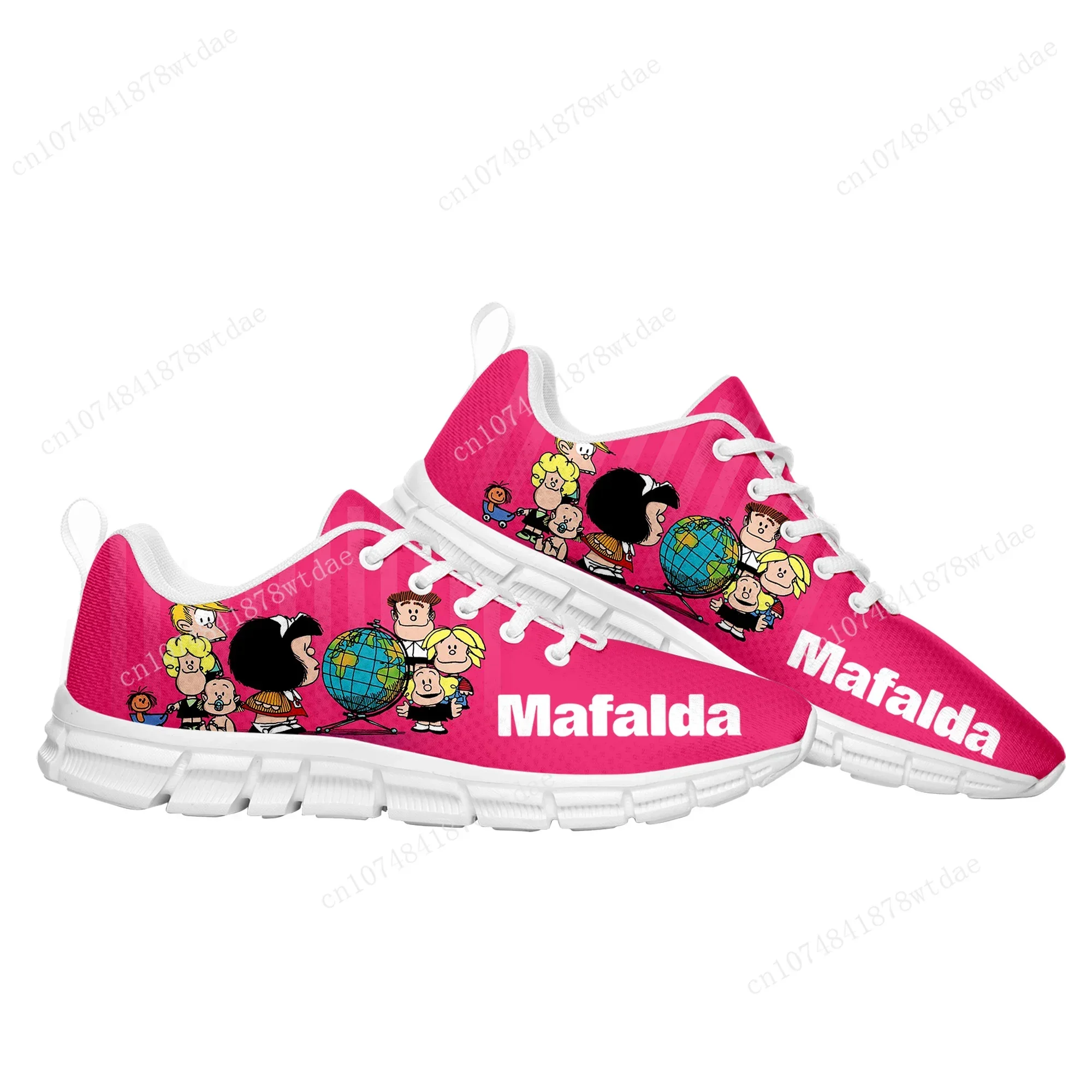 Mafalda Sports Shoes Mens Womens Teenager Kids Children Sneakers High Quality Cute Manga Comics Cartoon Sneaker Custom Shoe