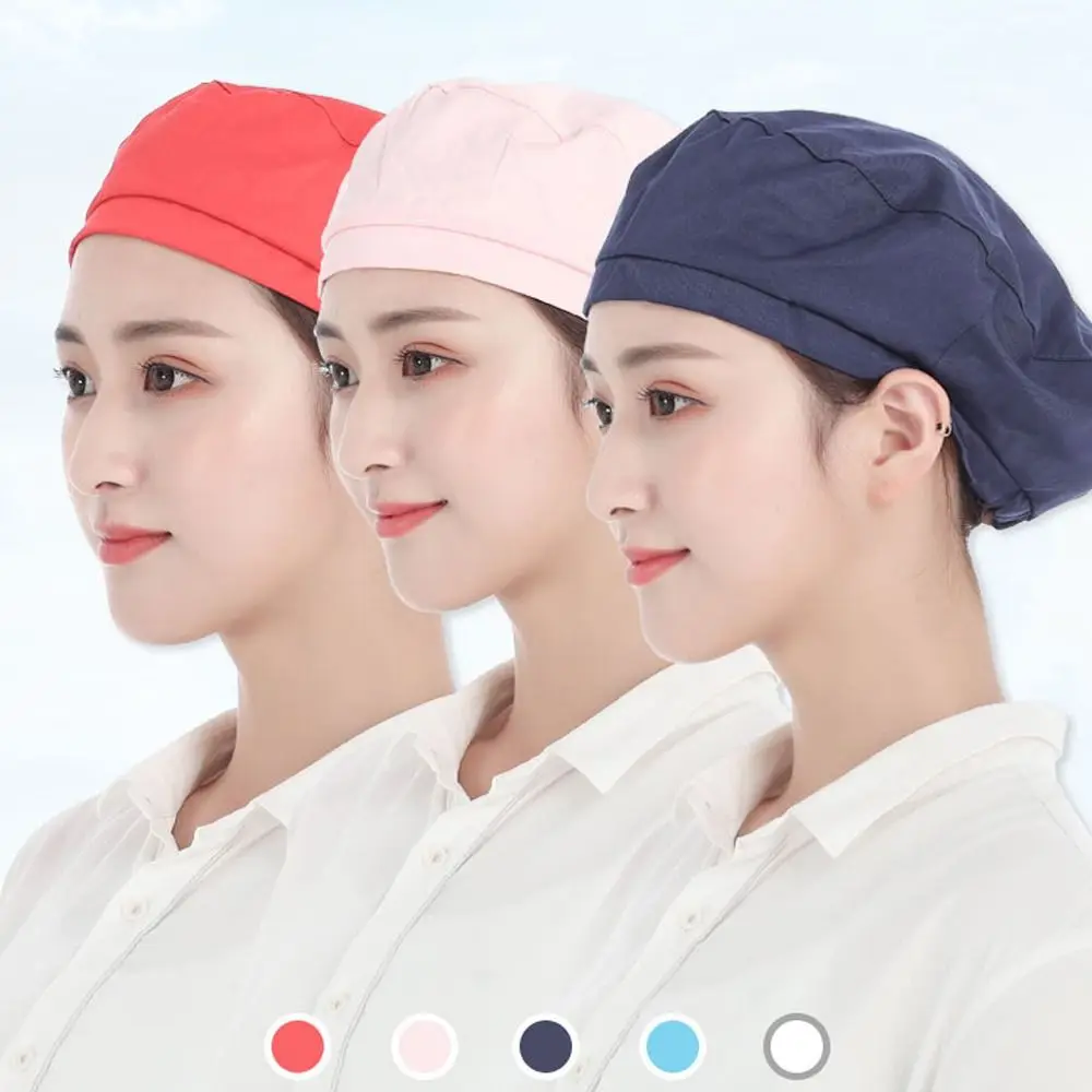 

Work Wear Work Hat Chic Smoke-proof Dust Cloth Cooking Hygienic Cap Breathable Chef Hat Food Service