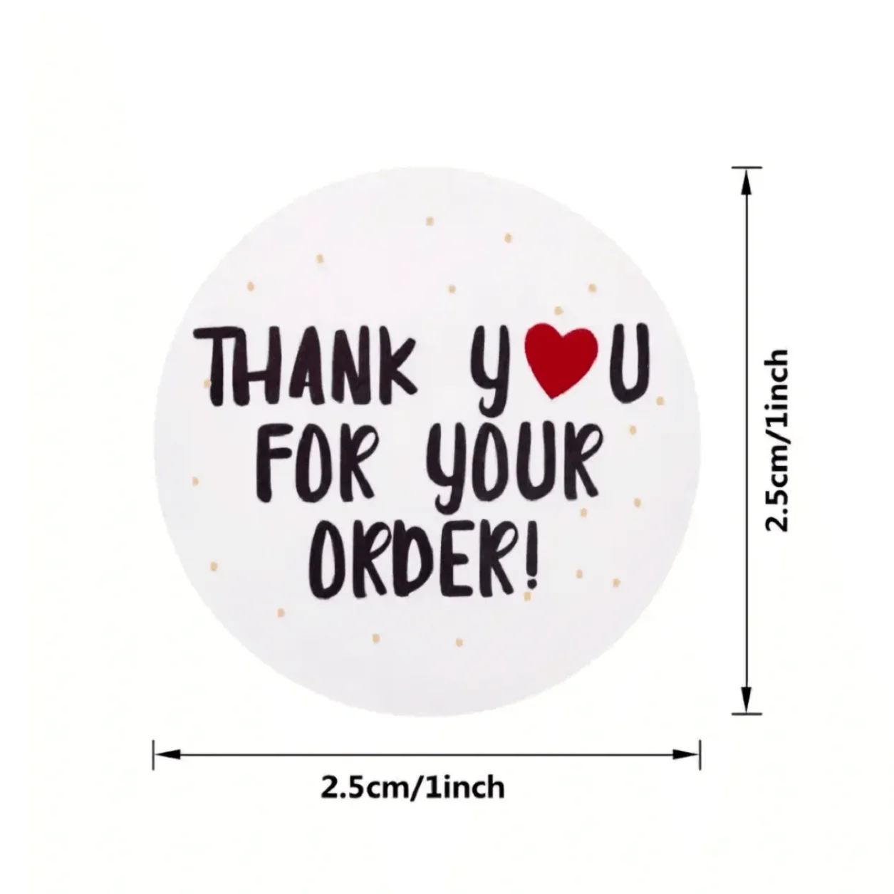 1roll 500pcs Thank You For Your Oder Sticker DIY Small Business Online Store Shop Packing Shipping Accessories