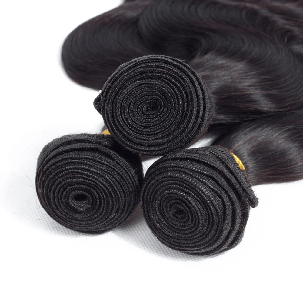 Human Hair Bundles Brazilian Body Wave Bundles 100% Human Hair Weave Natural Hair Extensions For Women 1/3/4pcs Brown Colored