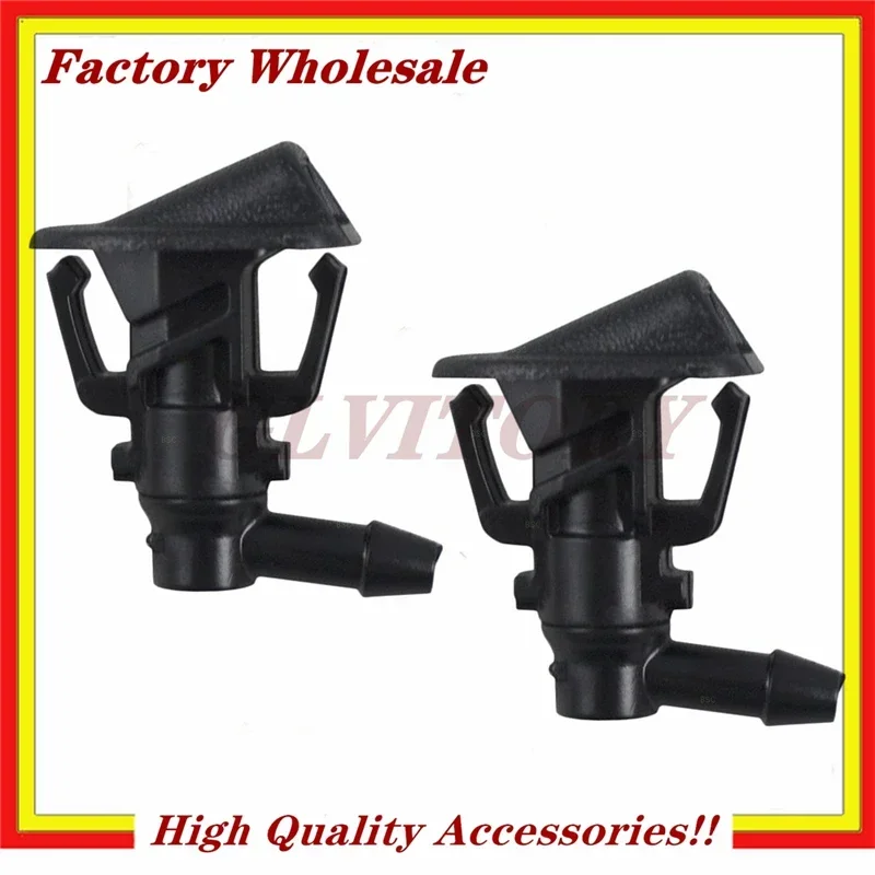 

2Pcs NEW Front Windshield Wiper Washer Jet Nozzle for Jeep Wrangler JK 2013-2016 2017 2018 68164356AB