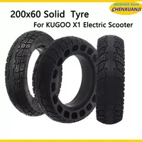 For KUGOO X1 Electric Scooter Rear Wheel Parts 200x60 Solid Tyre Electric Scooter Solid Tire 8 Inch Explosion-proof Tire