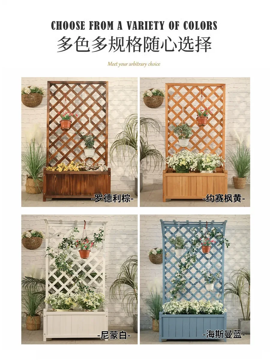 Traditional Pressure Treated Wood Plant Stand Wedding Ceremony Decor 2026 New Style Rust Proof Hardware Sturdy Construction