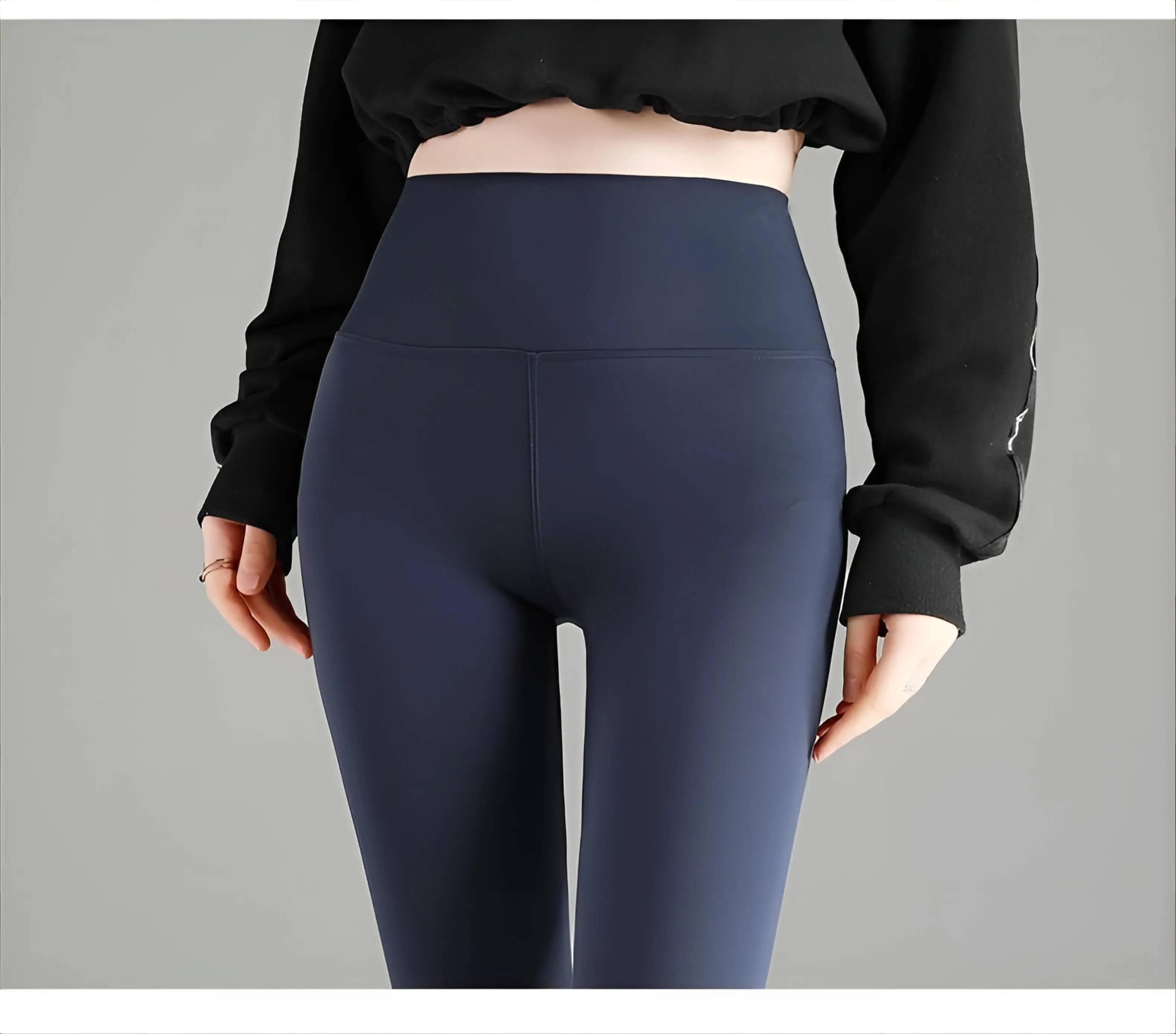 Yoga Pants Plus Women Irregular Punk Hollowed Out Beige All Match Push Up Butt Lifting Bell Bottoms Spliced Lightweight Neutral