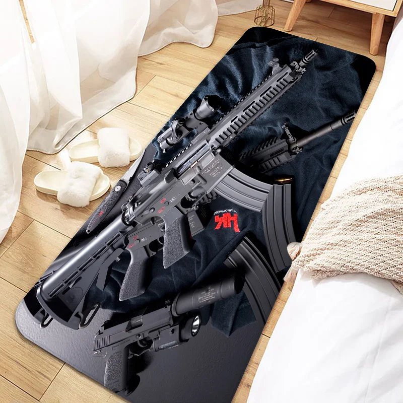 Heckler Koch Door Mat Entrance Non-slip Doormat Washable Kitchen Carpet Living Room Hallway Rugs Bathroom Bath Door Mats