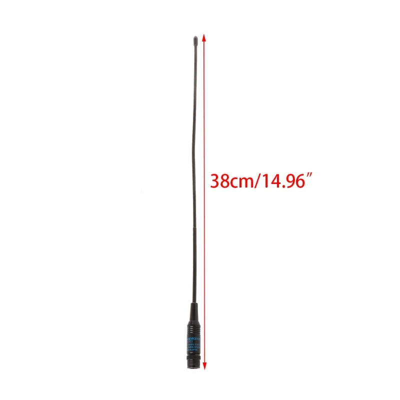 Y1UB Dual Band VHF/UHF BNC Walkie Talkie Handheld Radio Antenna For Baofeng UV-5R