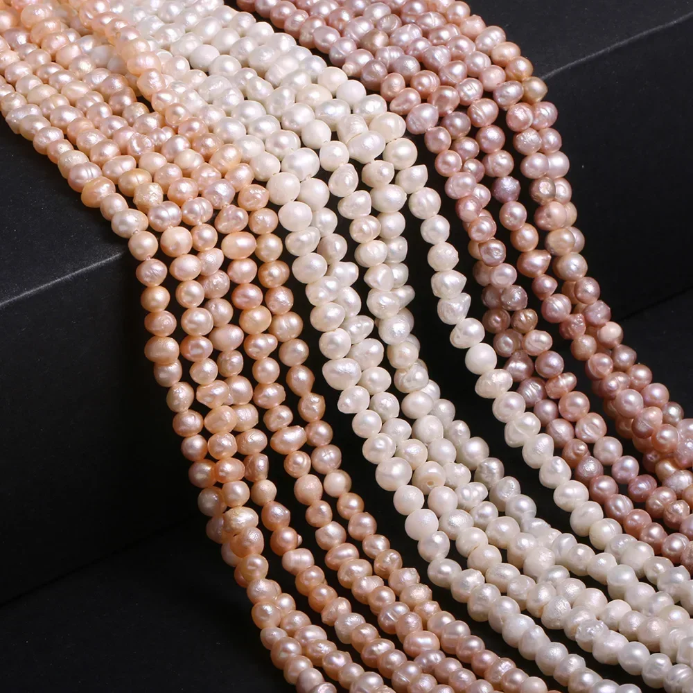 High Quality Natural Freshwater Pearl Beads Potato-shaped Punch Loose Beads for Make Jewelry DIY Bracelet Necklace Accessories image 5