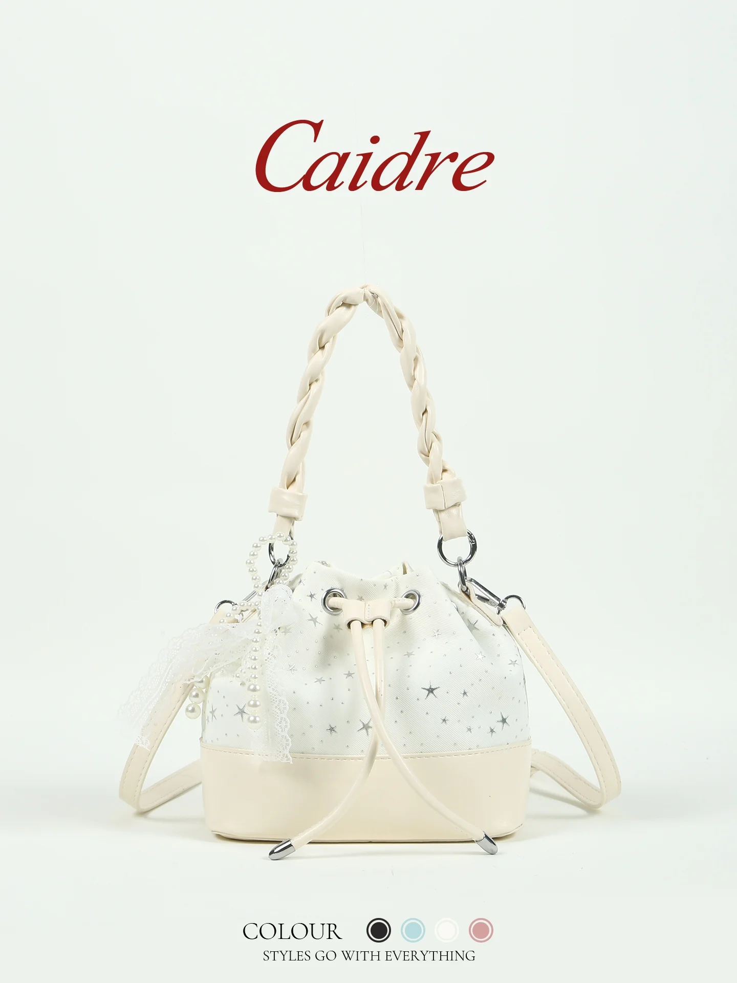 

Caidre Star Underarm Bucket Bag Women's New 2026 Office Small Handbag High-End Shoulder Crossbody Pouch Korean Style