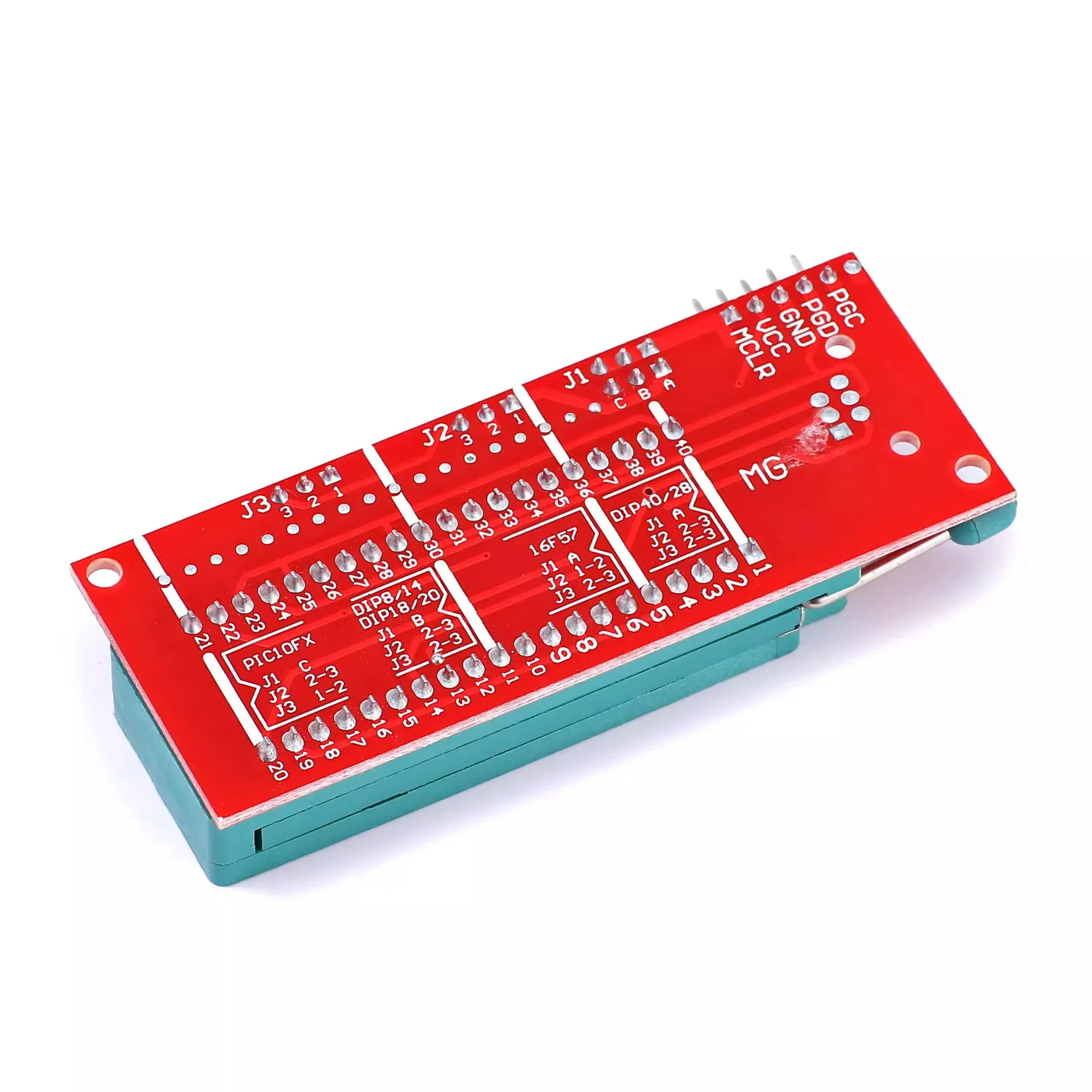 2pcs PIC ICD2 Programming Adapter for PICkit2 PICkit3 PICkit3.5 Programmer Debugger Socket for PIC MCU