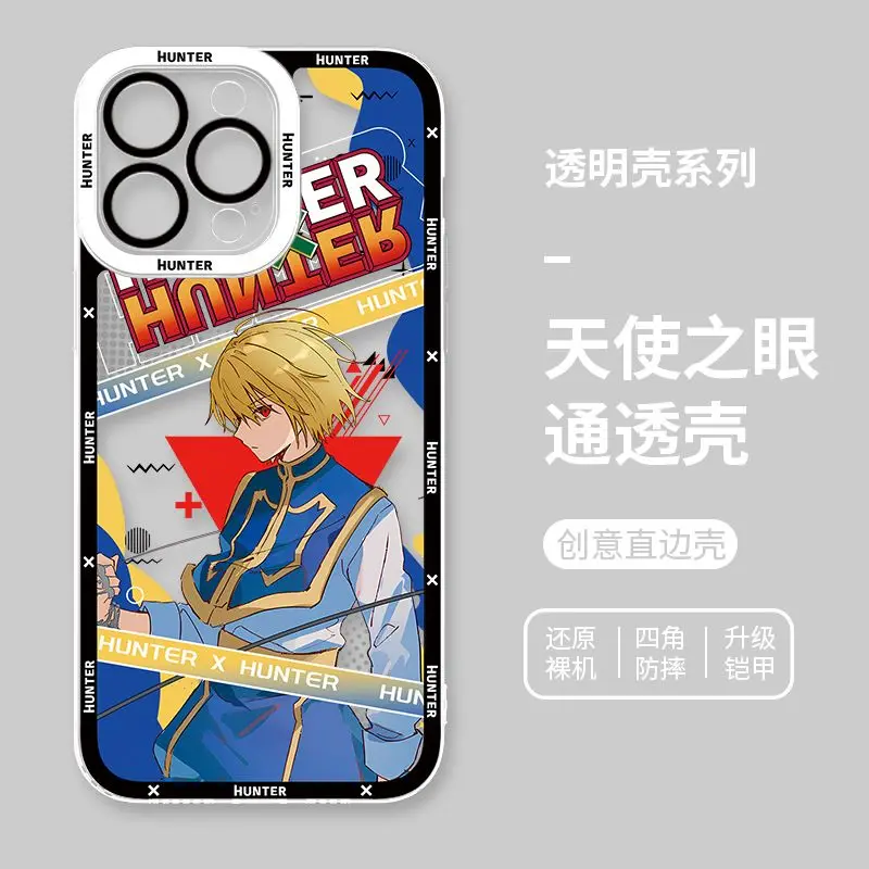 Full Time Hunter Apple 16 Phone Case Anime Cartoon iphone15promax for 12 Killua 14 Pro New XSMAX Phone Case Holiday Gift kawaii