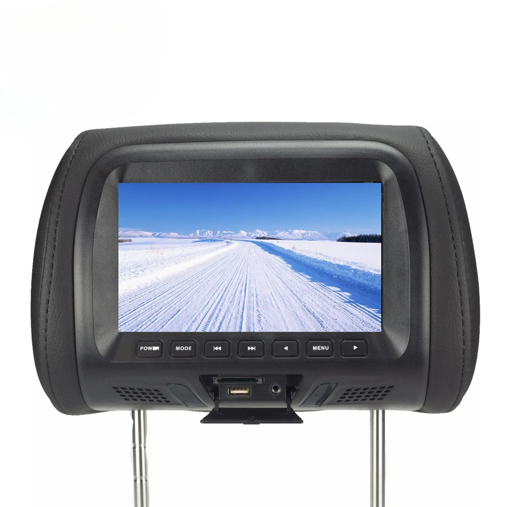 7inch tv monitor headrest Touch Screen Auto Radio Car DVD CD Player remote control stereo Touch button