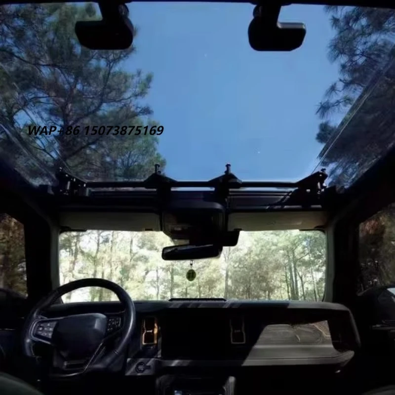 Clearlidz Freedom Panel Starry Sky Full Set Rear Roof Replacement Easy Install PC Material Car Roof Sunroof Bronco Heat