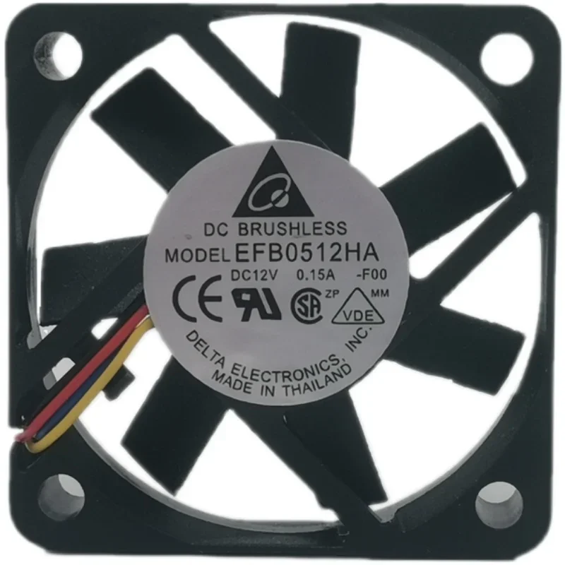 New Fan For Delta EFB0512HA 12V 0.15A PWM Temperature Control Speed CPU Cooling Fan 5010 50×50×10mm