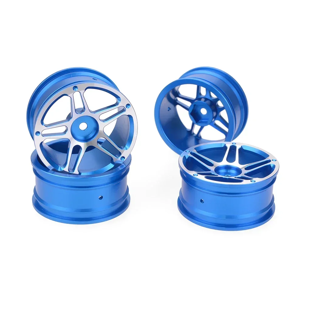 Moyeu de roue en alliage d'aluminium pour voiture de dérive sur route, jante de roue de voiture d'escalade, 1/10 pouces, 52mm, 1.9, HSP Tamiya Gardens I Kyosho Sakura 110, 4 pièces