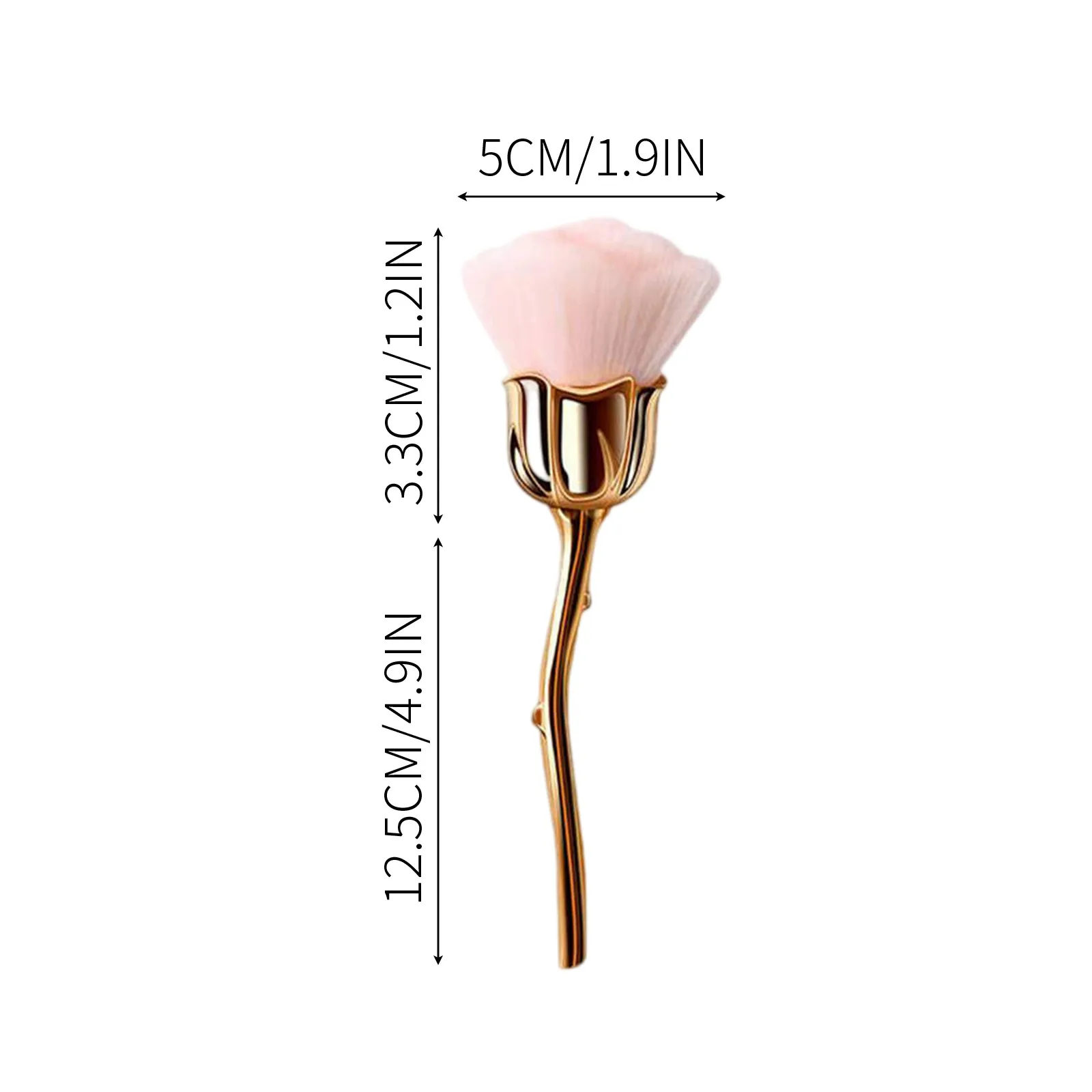 ‌ Pincel de maquiagem rosa, grande, cerdas macias, pó, ferramenta de beleza, pincel de base de maquiagem profissional para salão de beleza doméstico
