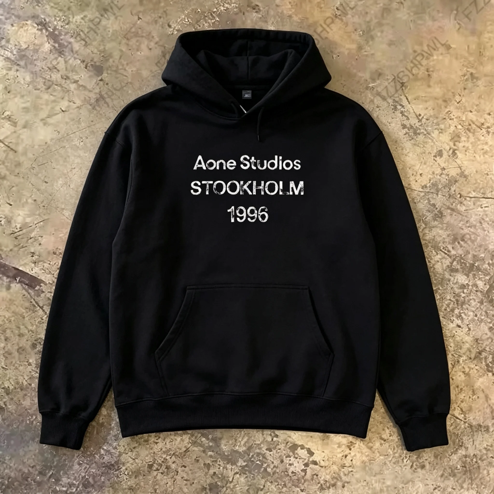 Neuer Vintage-Hoodie mit Used-Look und Buchstabenmuster für Herren und Damen, Grafik-Pullover-Sweatshirt, lockerer, lässiger Streetwear-Hoodie – Detail 9