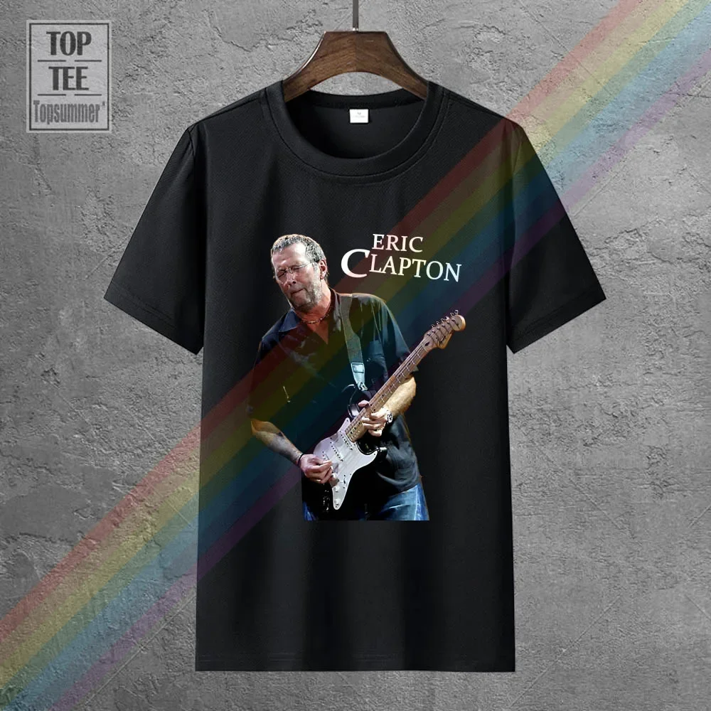 Funny T Shirt Men Novelty Women Tshirt Eric Clapton Playing Guitar Music Logo Men'S T-Shirt