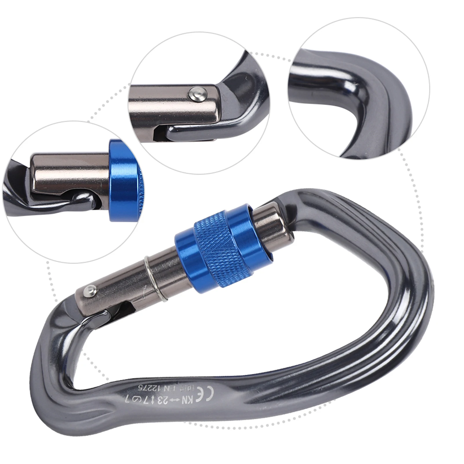 Yeni 7075 Alüminyum Kilitleneb - Carabiner Locking D incelemesi ve fiyatı