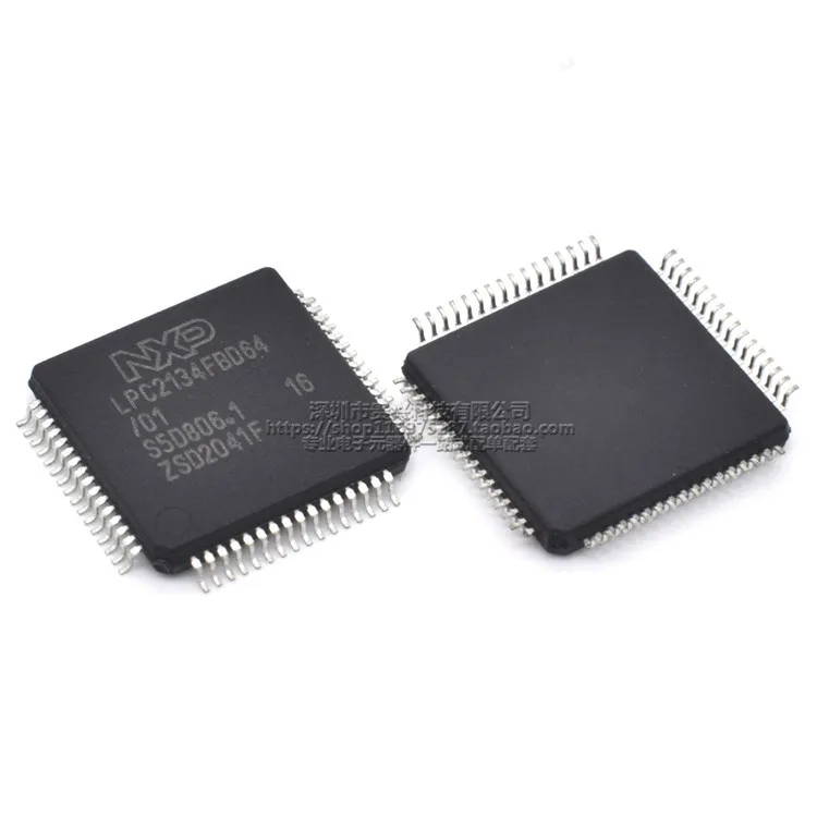 LPC2134FBD64 Pakket LQFP64 Microcontroller Chip Mcu Single-Chip Nieuwe Plek