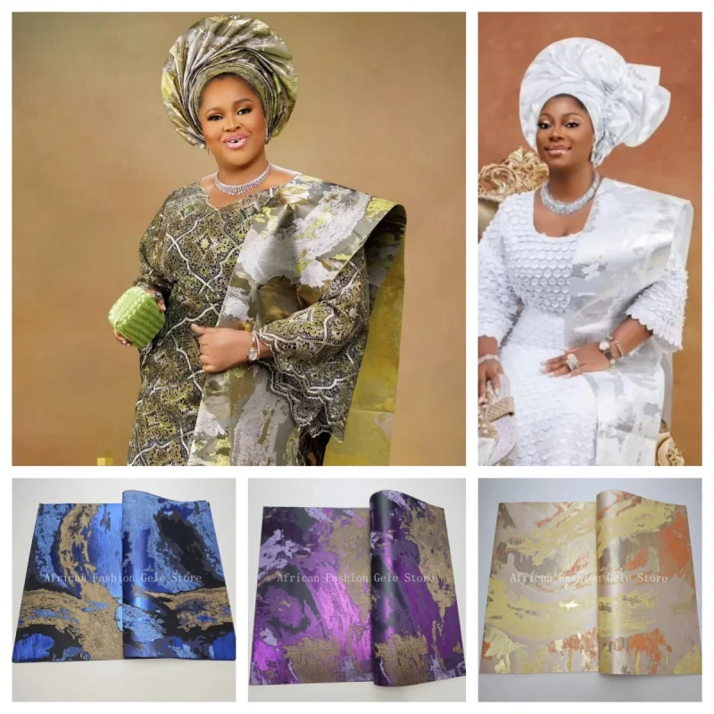 

Новое поступление, роскошный головной убор 3D SEGO 051, африканский головной убор Multi Sego, 2 шт./пакет, нигерийский головной убор Sego для шитья свадьбы ASO EBI