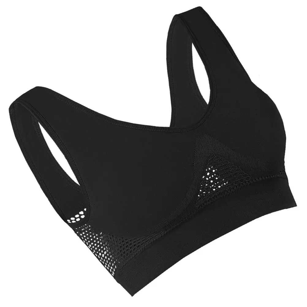 Wirefree Breathable Yoga Sports Bra Size Xl Slim Fit Running Fitness Bra for Women Soft Comfortable Sweat Absorption