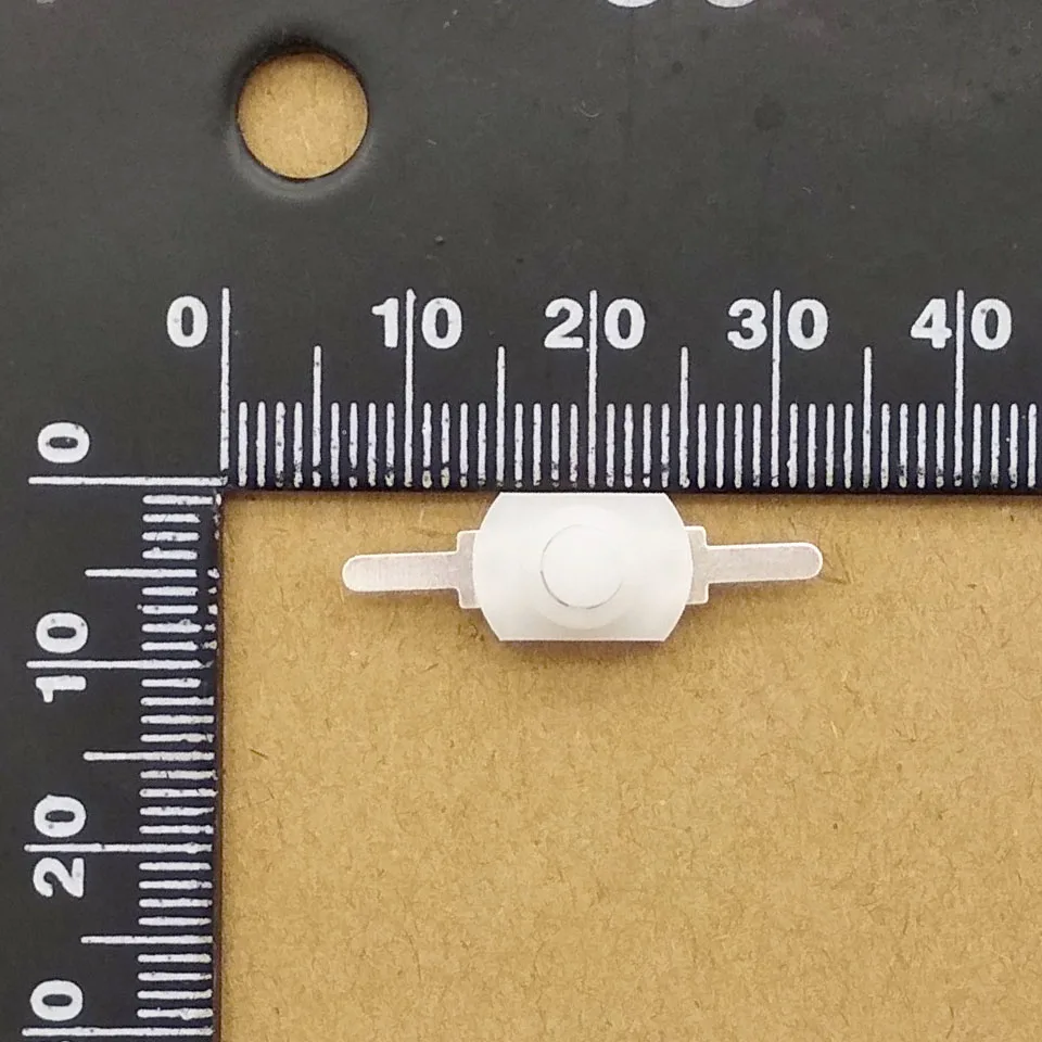 10Pcs 1208YD ไฟฉายไฟฟ้าแปรงสีฟัน12X8 Self-Locking 12 * * * * * * * 8 One On One off KAN-15