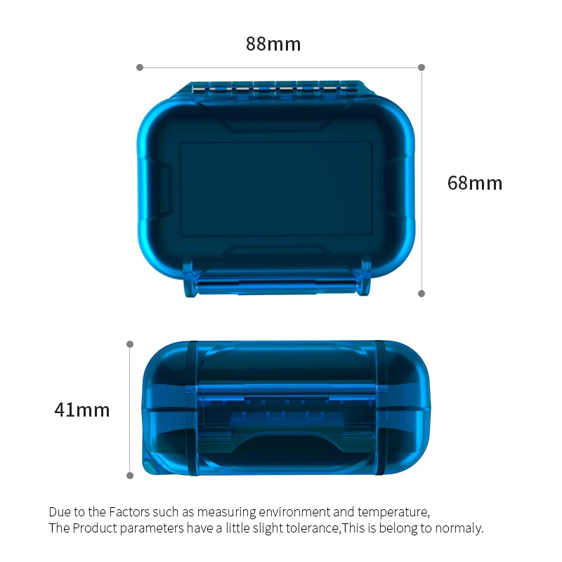 KZ Earphone Case Bag ABS Resin Waterpr Colorful Protective Portable Storage Case Bag Box Earbud EDX Pro/DQS/ZS10 Pro X/AS24/EDX