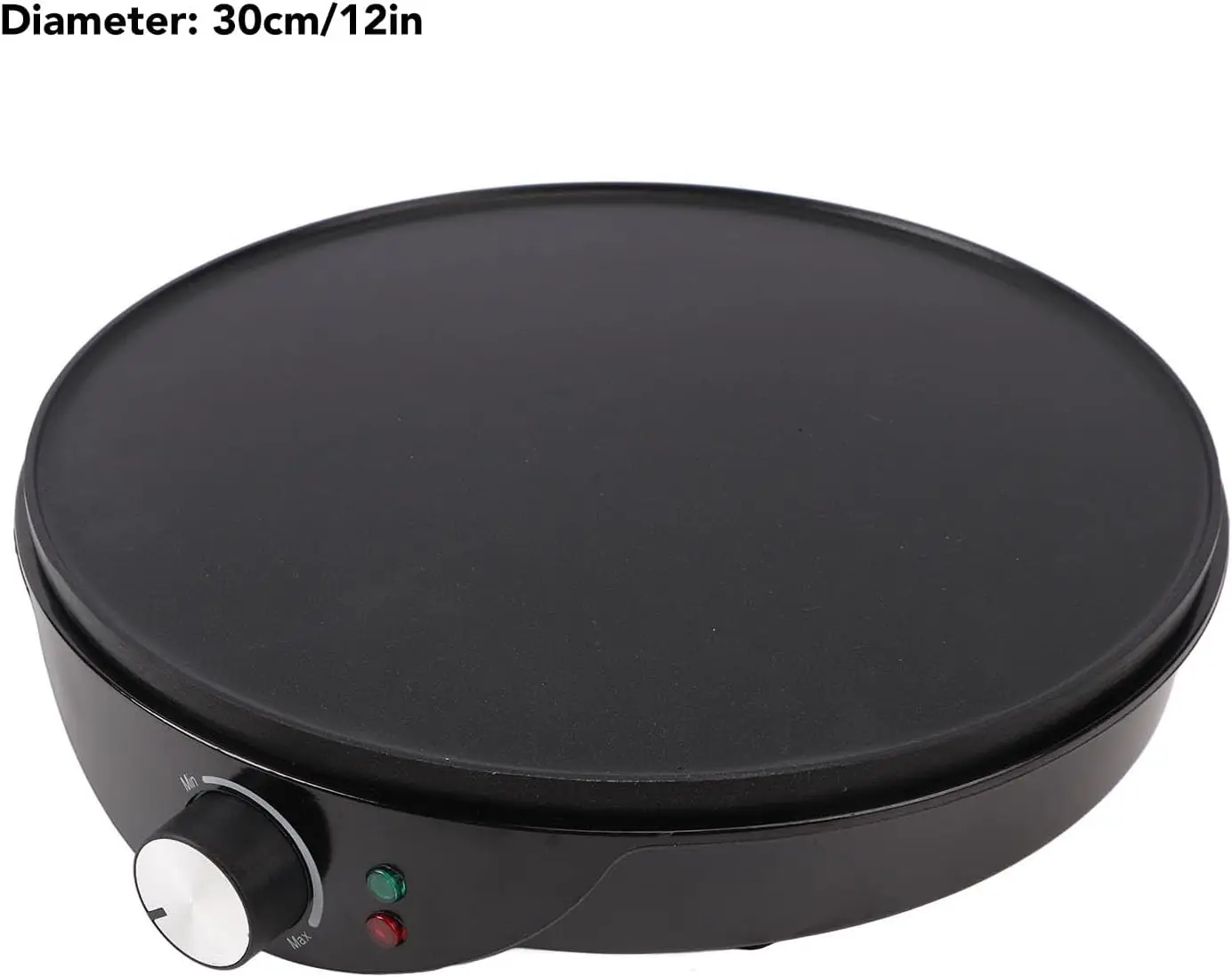 ماكينة صنع الكريب، ماكينة صنع الكريب الكهربائية، ماكينة صنع الفطائر مع ملعقة خشبية مفرشة الخليط من أجل كريب روتي، تور