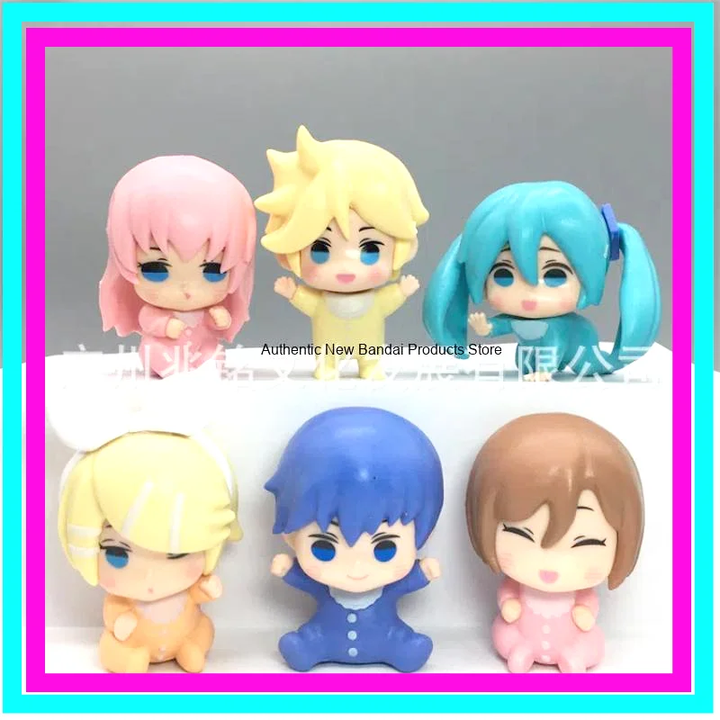 6 ピース/セットアニメ初音ミク q バージョンかわいいベビ - Baby Q Products のレビューと価格