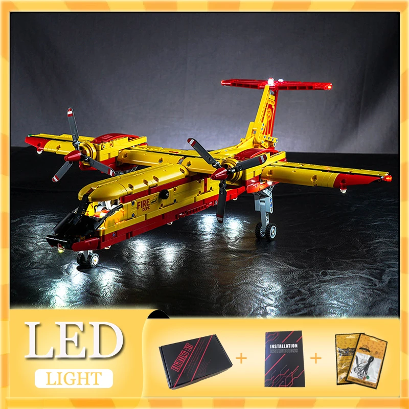 DIY LED Light Kit For LEGO 42152 Firefighter Aircraft Building Block Set ( Only LED Light,Without Blocks Model)