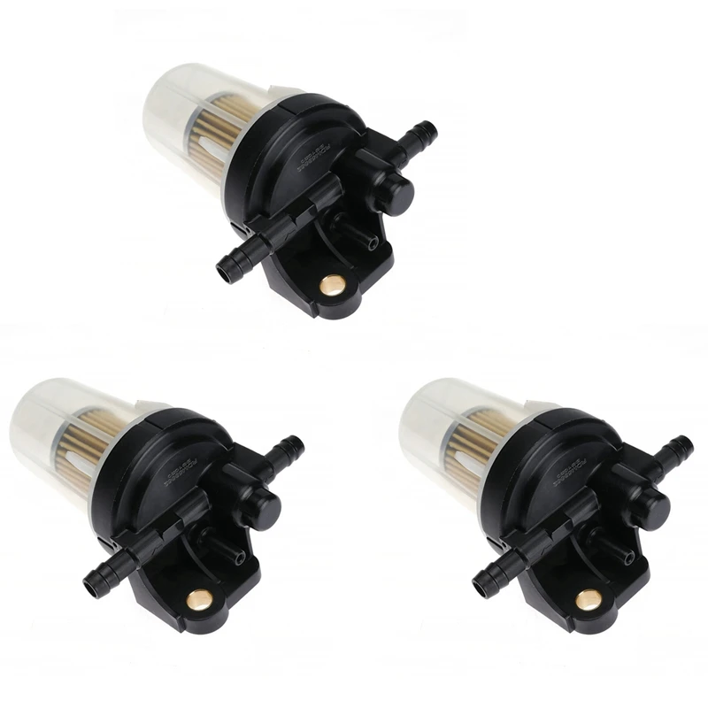 Conjunto de filtro de combustible para Kubota, B2320, B2410, L2800, L3400, LX2610HSD, M5640SU, RTV-X1100CR, RTV900W, 3 uds.