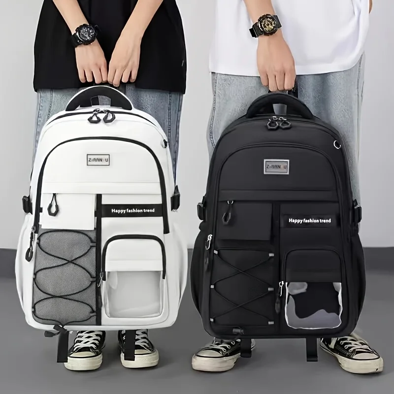 Casual Workwear Backpack, Large Capacity Lightweight Daypack with Multiple Compartments Backpacks for Travel, School, Commuting